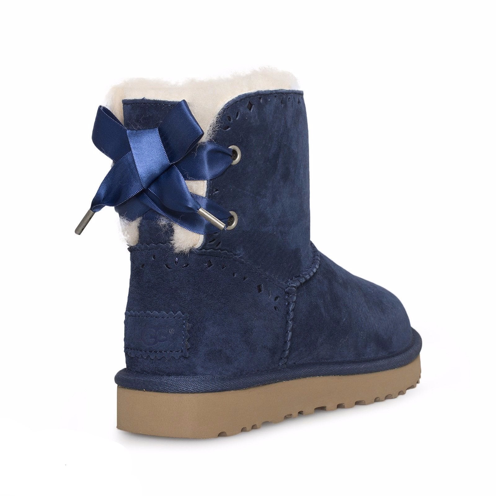 UGG, UGG Dixi Flora Perf Navy Boots