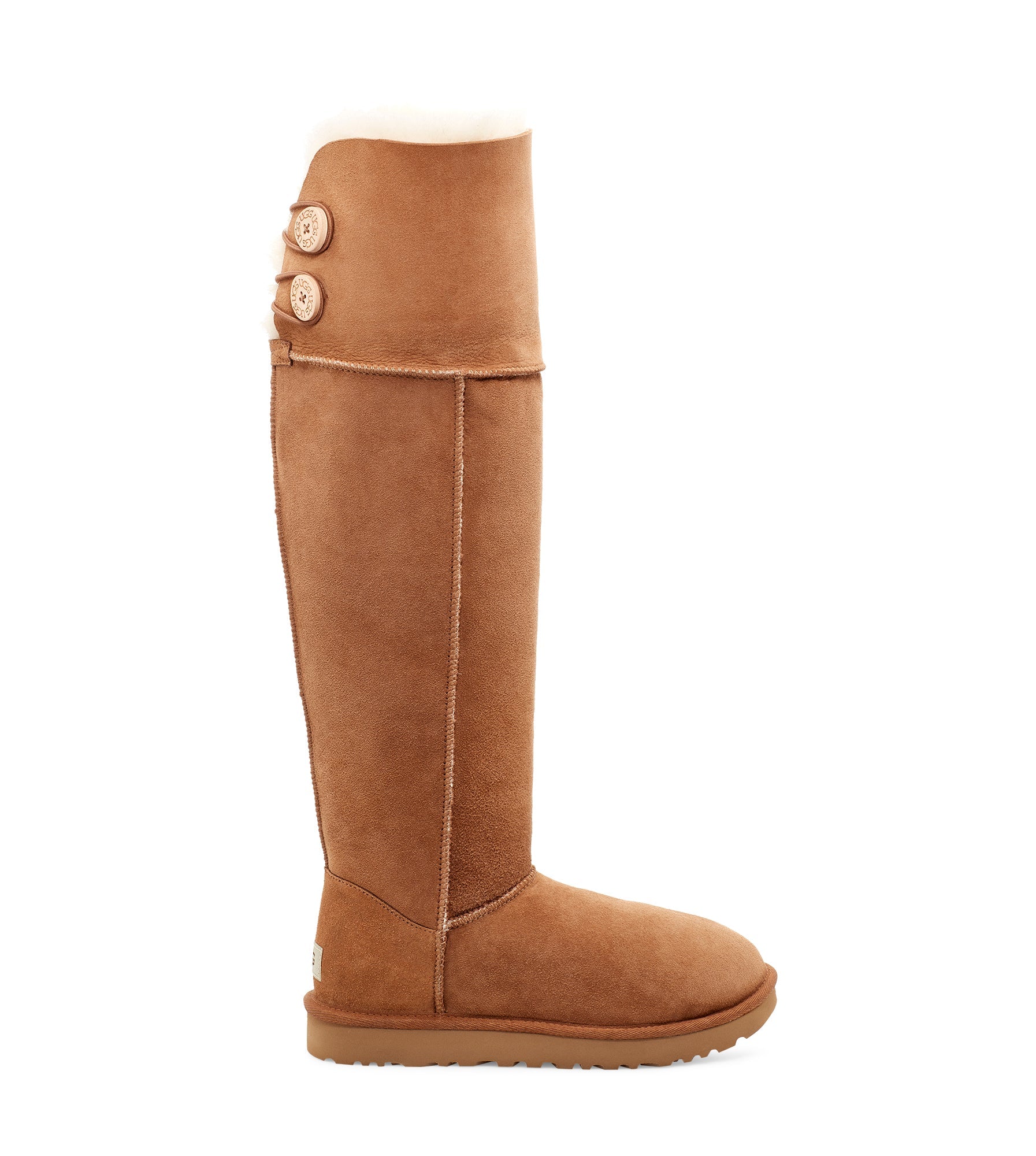 UGG, UGG OVER THE KNEE BAILEY BUTTON Womens Boots