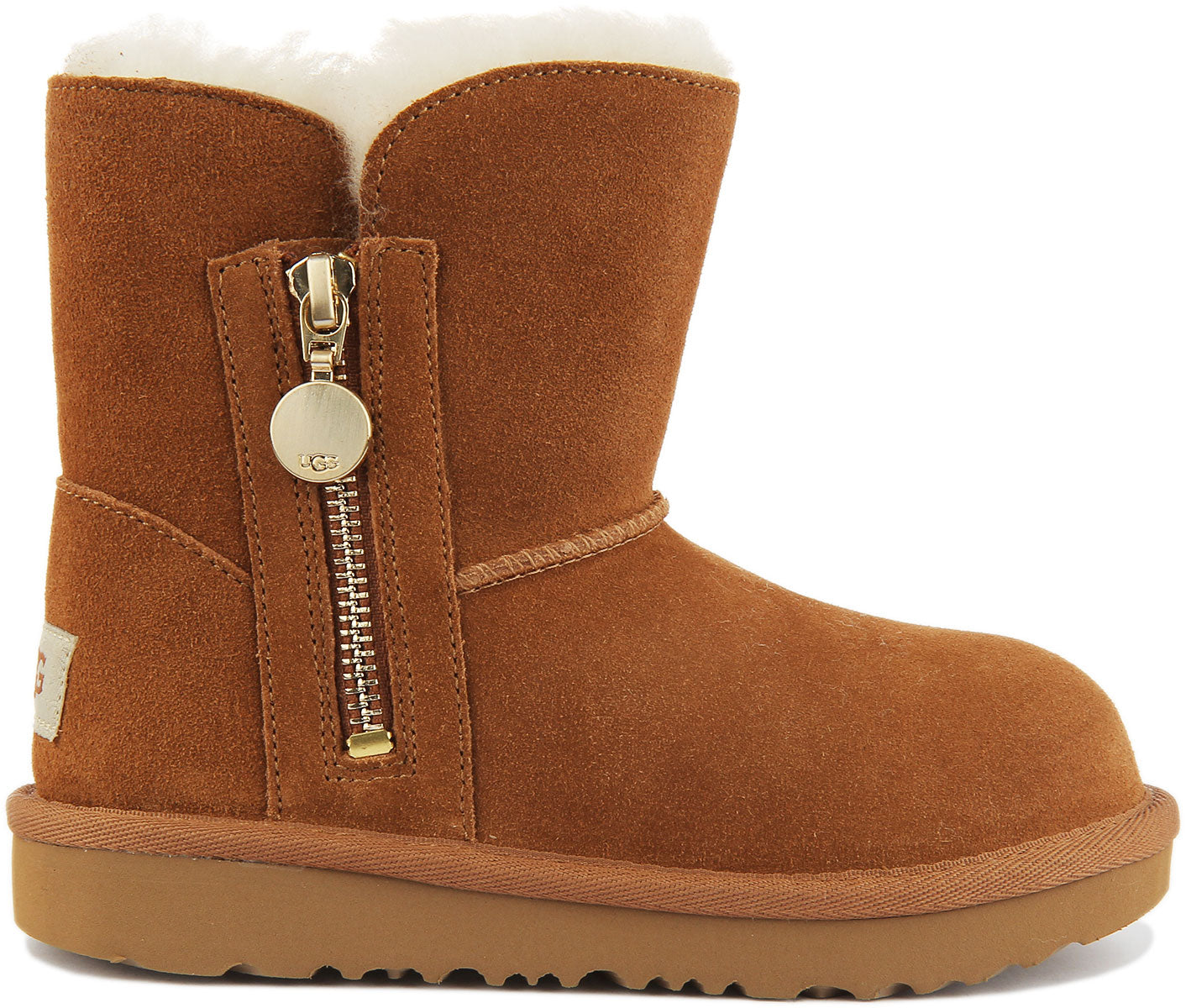 Ugg Australia, Ugg Australia Bailey Boots In Chestnut For Infants