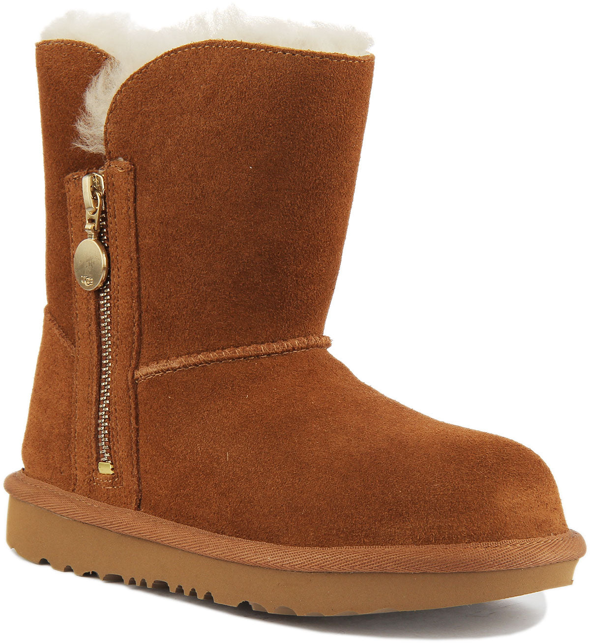 Ugg Australia, Ugg Australia Bailey Boots In Chestnut For Kids