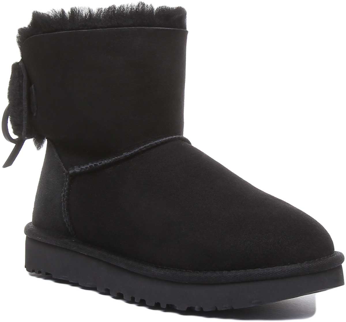 Ugg Australia, Ugg Australia Double Bow Mini In Black