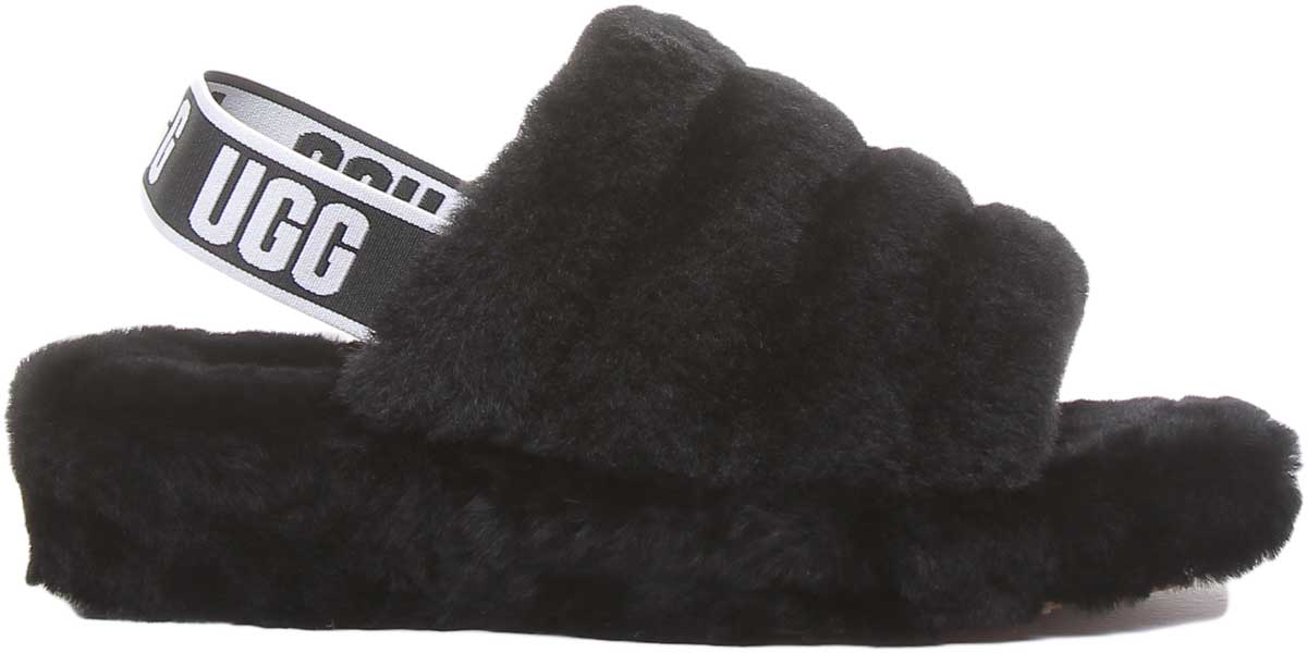 Ugg Australia, Ugg Australia Fluff Yeah Slide In Black