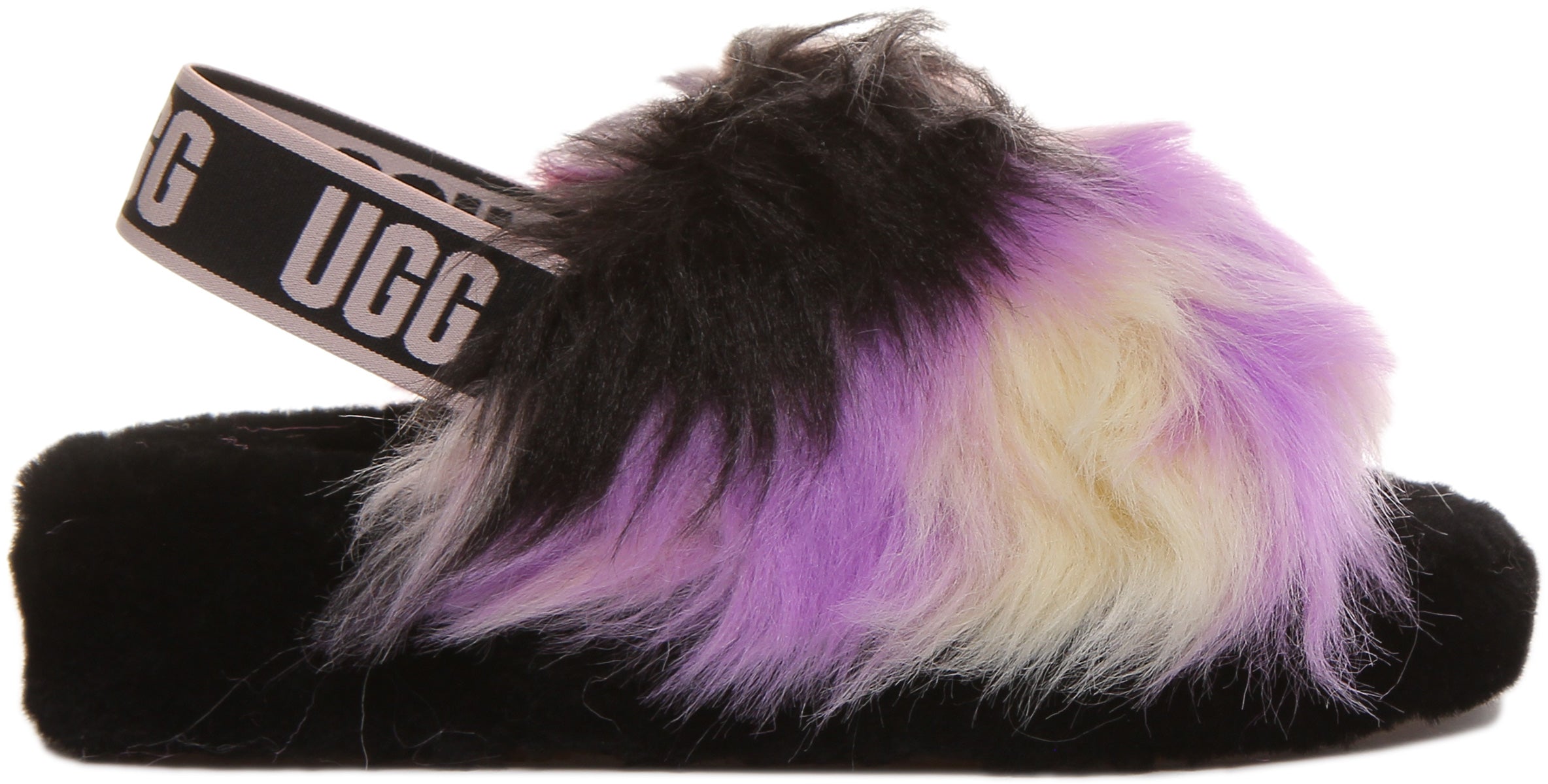 Ugg Australia, Ugg Australia Fluff Yeah Slide In Black Purple For Women