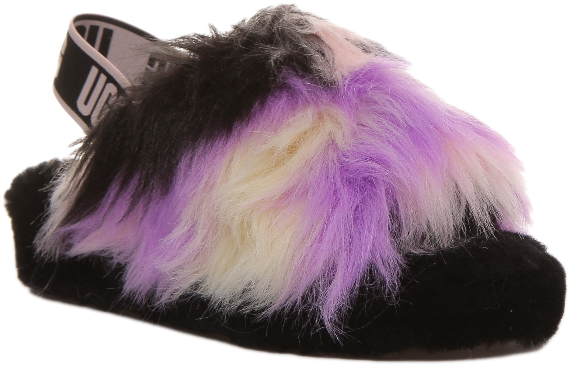 Ugg Australia, Ugg Australia Fluff Yeah Slide In Black Purple For Women