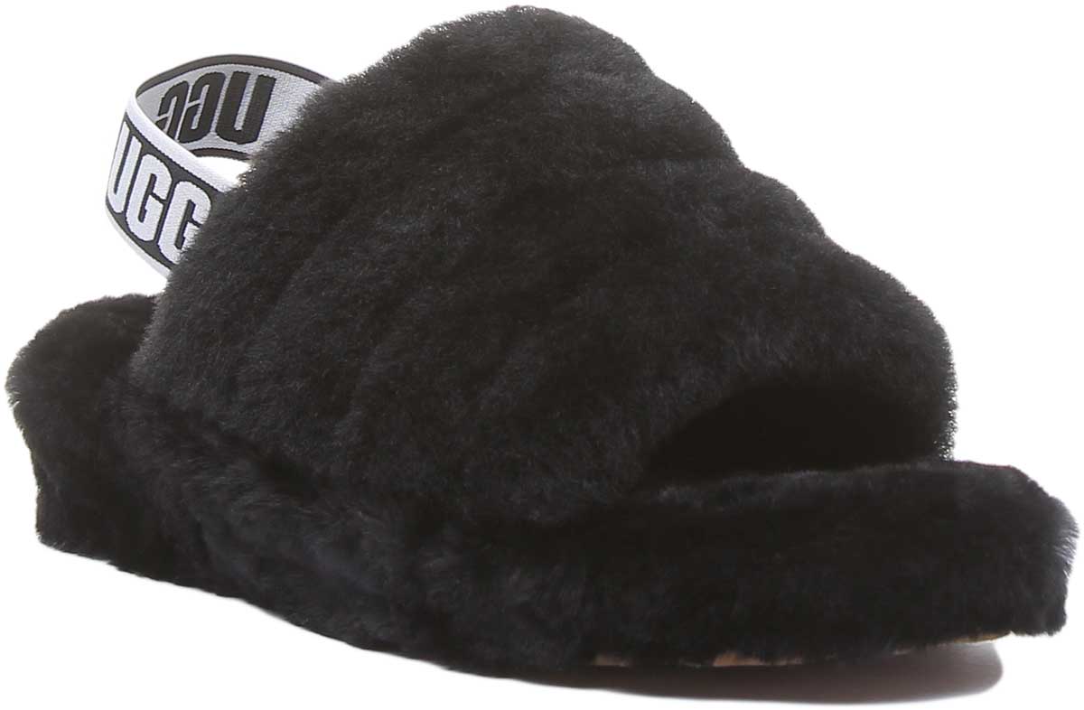 Ugg Australia, Ugg Australia Fluff Yeah Slide In Black